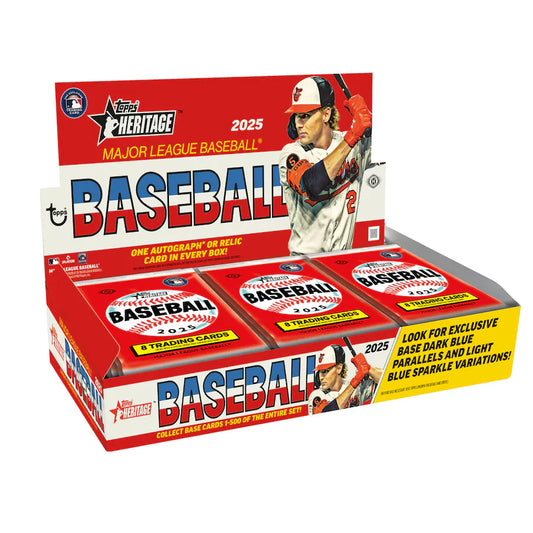 2025 Topps Heritage MLB Baseball Hobby Box
