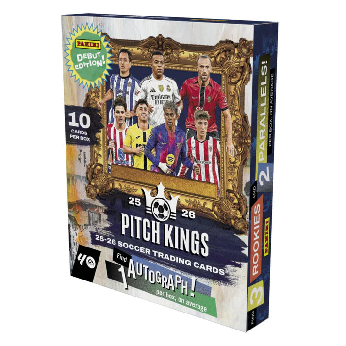 2025-26 Panini Pitch Kings Soccer Hobby Box Debut Edition