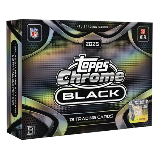 2025 Topps Chrome Black NFL Football Hobby Box
