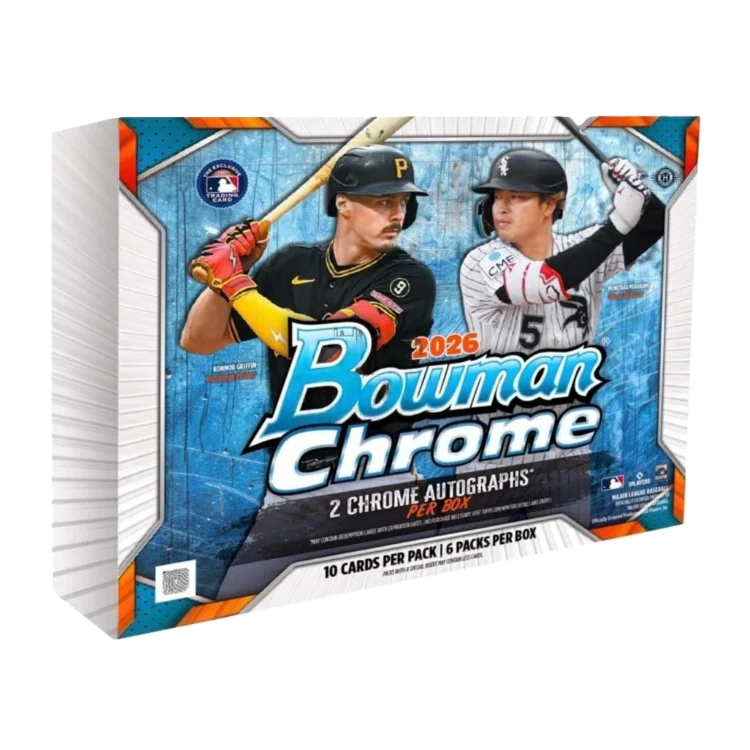 2026 Topps Bowman Chrome MLB Baseball Hobby Box