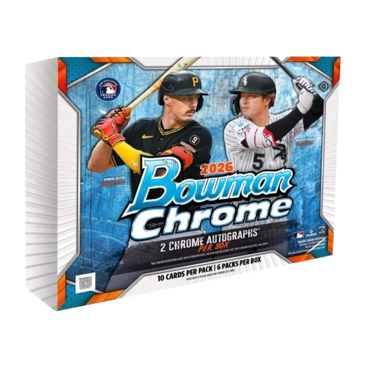 2026 Topps Bowman Chrome MLB Baseball Hobby Box