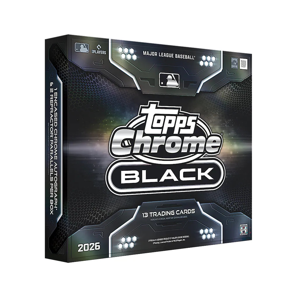 2026 Topps MLB Baseball Chrome Black Hobby Box