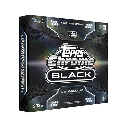 2026 Topps MLB Baseball Chrome Black Hobby Box