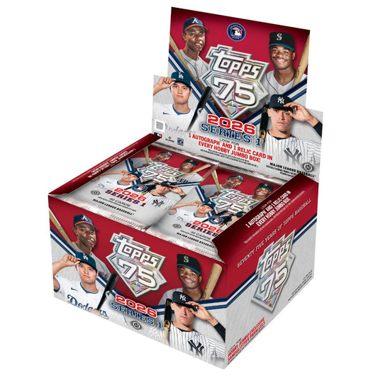 2026 Topps Series 1 MLB Baseball Jumbo Hobby Box