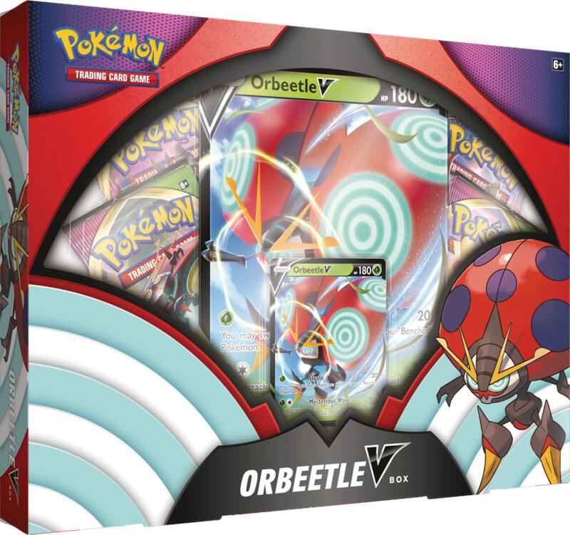 Pokemon - Orbeetle V Box - 2 Evolving Skies/1 Cosmic Eclipse/1 Vivid Voltage