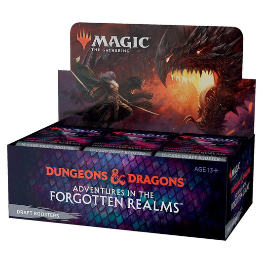 Magic The Gathering - MTG - Dungeons and Dragons Adventures in the Forgotten Realms - Draft Booster Box