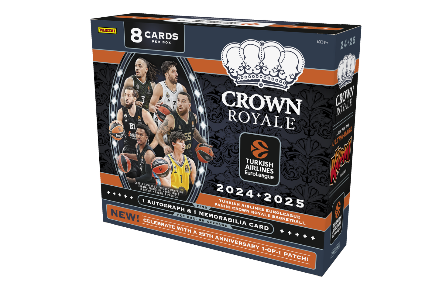 2024-25 Panini Crown Royale Turkish Airlines Euro League Basketball Hobby Box