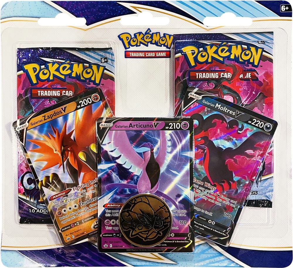 Pokemon - Sword and Shield - Chilling Reign - Pokémon Center ETB Error Replacement 2 Pack Blister Pack