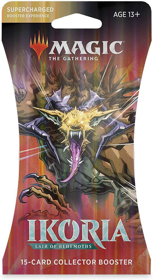 Magic The Gathering - MTG - Ikoria Lair Of Behemoths - Sleeved Collector Booster Pack