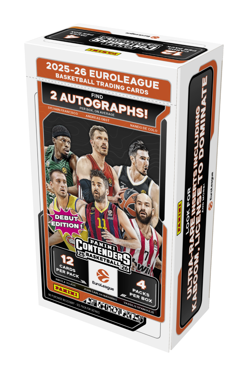 2025-26 Panini Contenders Euroleague Basketball Hobby Box (Debut Edition)