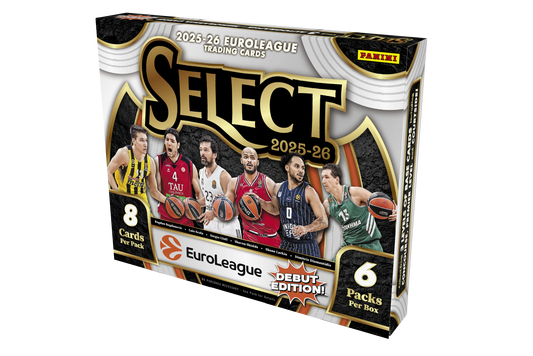 2025-26 Panini Select EuroLeague Basketball Hobby Box