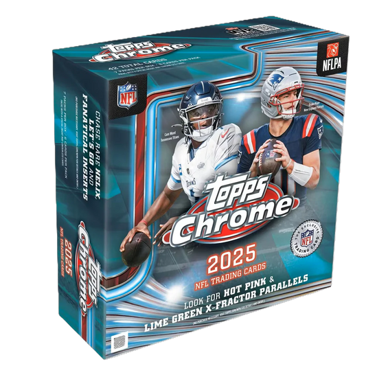 2025-26 Topps Chrome NFL Football Mega Box