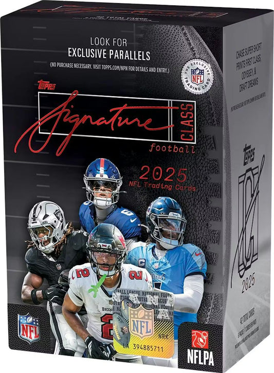 2025-26 Topps Signature Class NFL Football Blaster Box