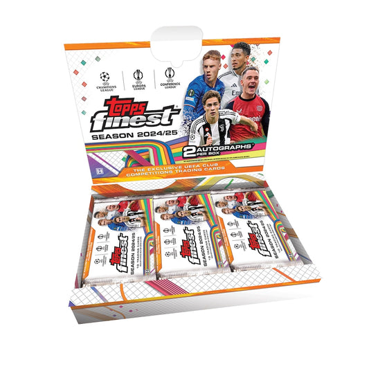 2024-25 Topps Finest UEFA Club Soccer Hobby Box