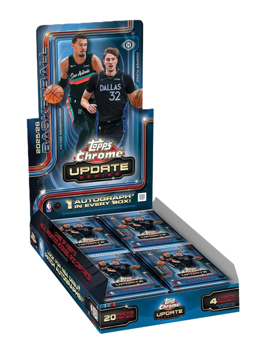 2026 Topps Chrome Update Series NBA Basketball Hobby Box