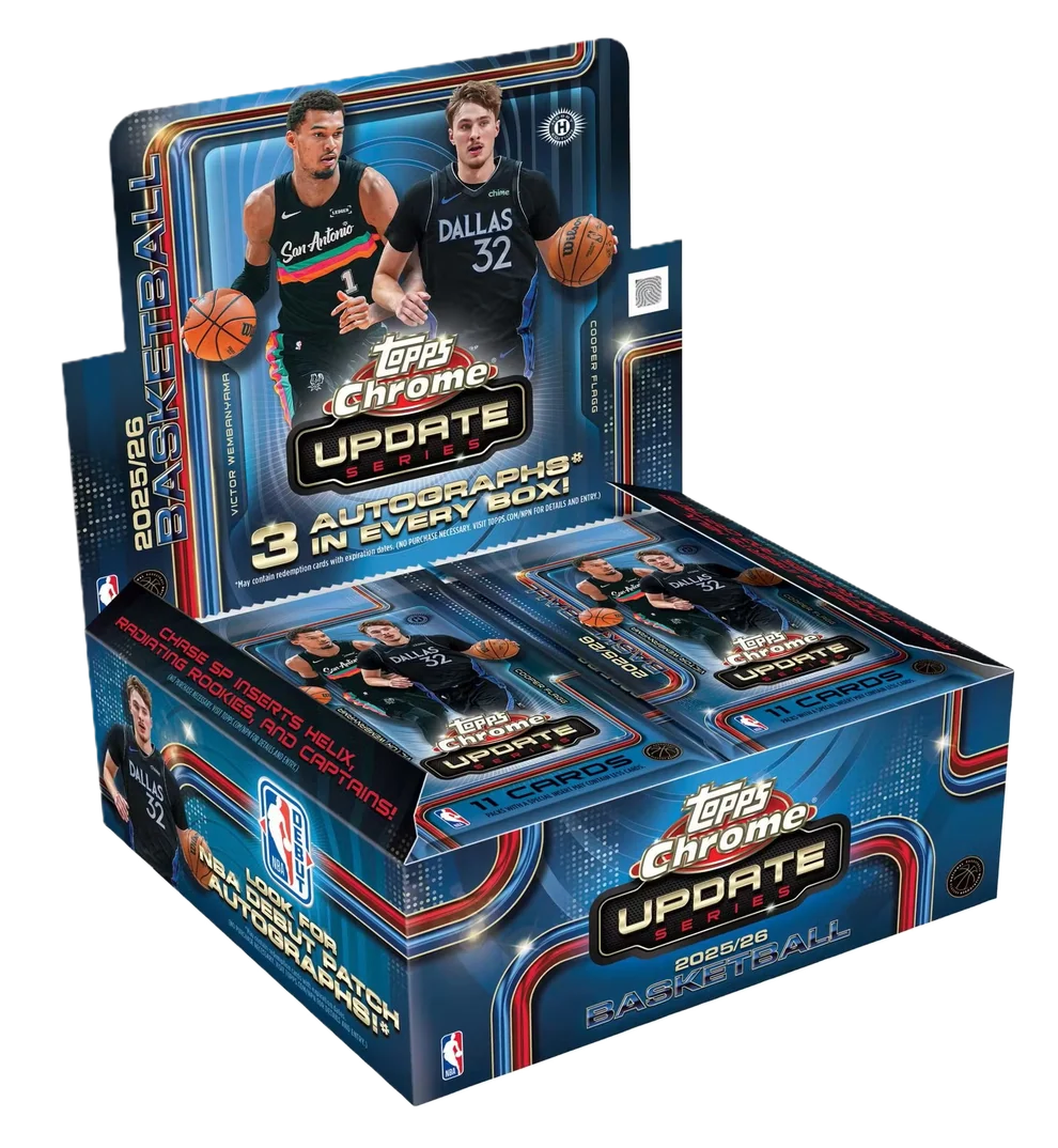 2026 Topps Chrome Update Series NBA Basketball Jumbo Hobby Box