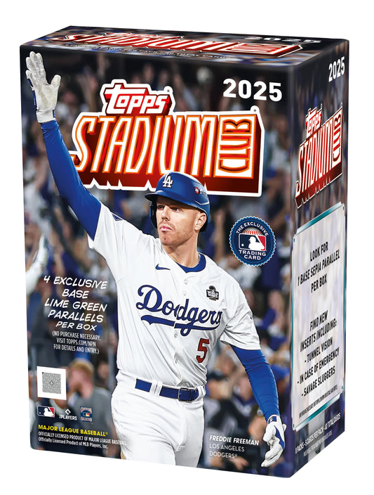 2025 Topps Stadium Club MLB Baseball Blaster Box