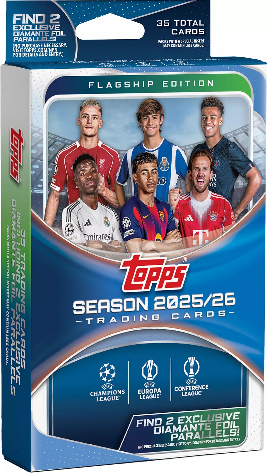 2025-26 Topps Flagship UEFA Champions League Soccer Hanger Box