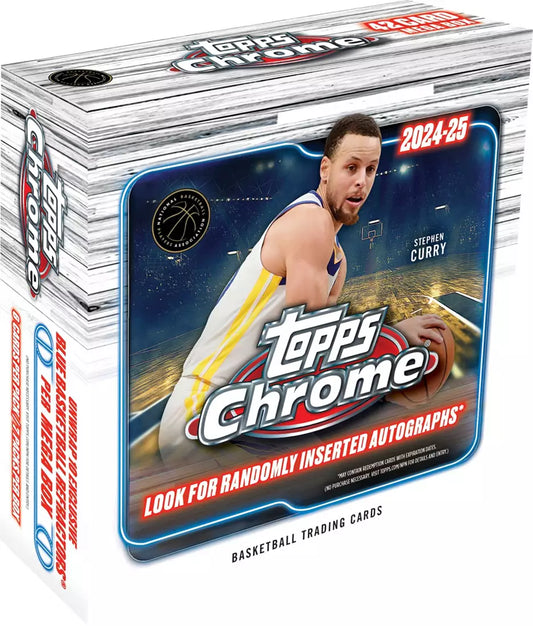 2024-25 Topps Chrome NBA Basketball Mega Box