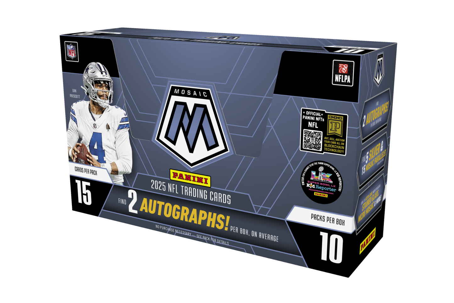 2025-26 Panini Mosaic NFL Football Hobby Box