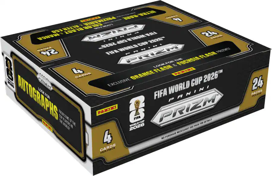 2026 Panini Prizm FIFA World Cup Soccer Retail Box