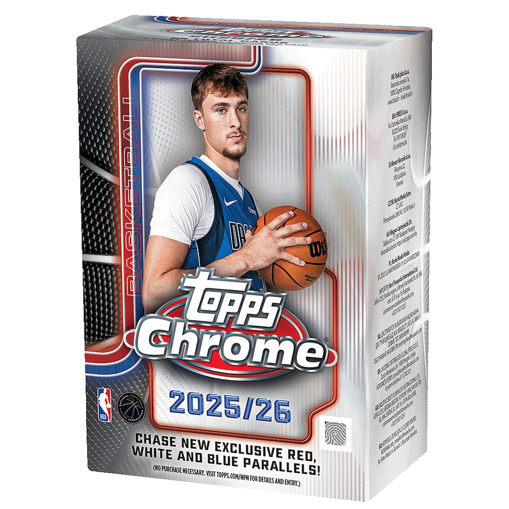 2025-26 Topps Chrome NBA Basketball Blaster Box