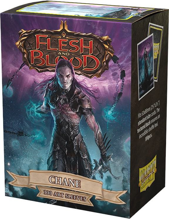 Dragon Shield - 100 Standard Size Card Sleeves - Flesh And Blood - Chane