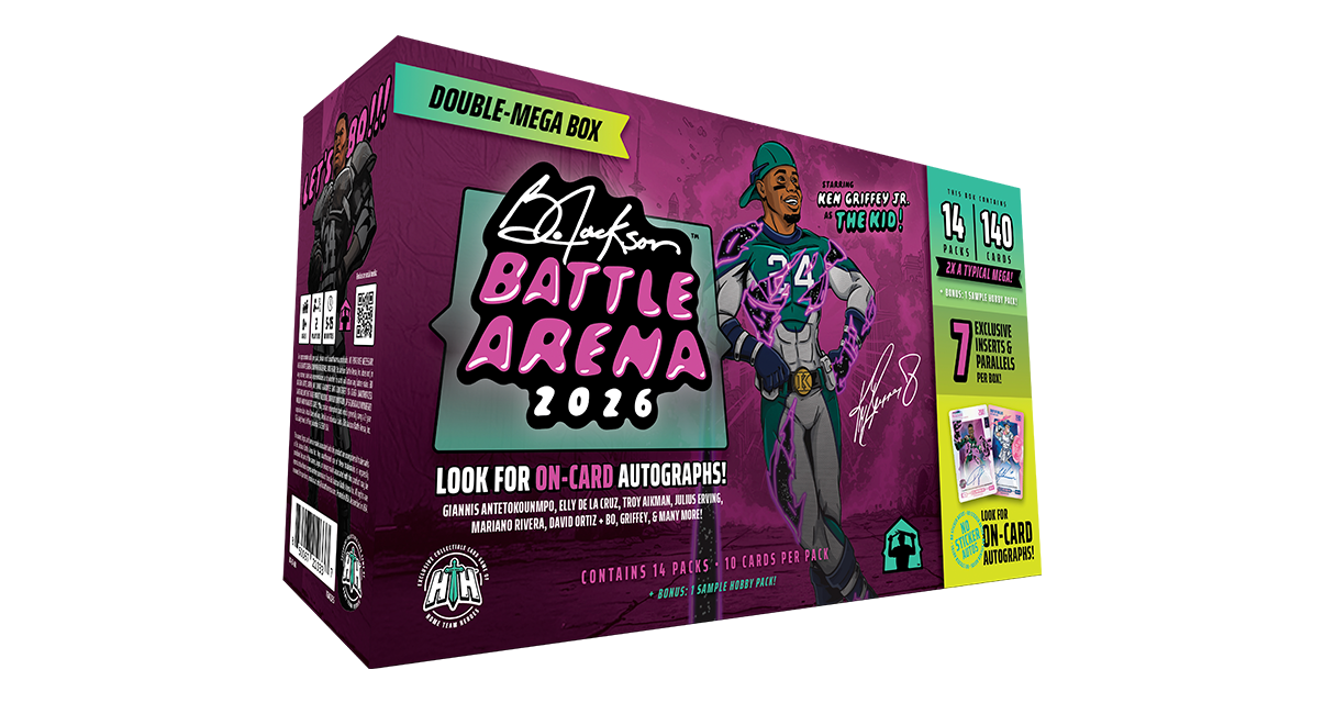 2026 Bo Jackson Battle Arena Ken Griffey Jr Double Mega Box