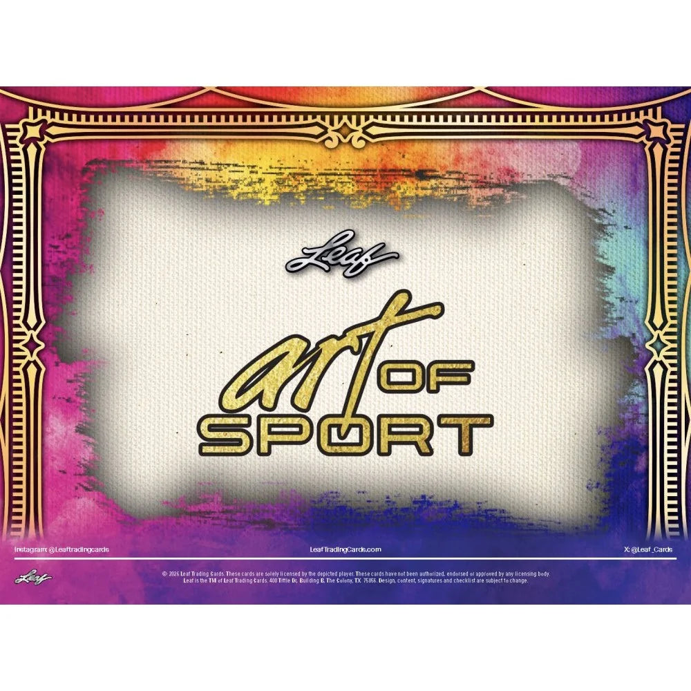 2026 Leaf Art of Sport Hobby Box
