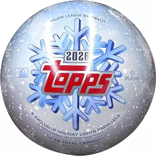 2026 Topps Holiday MLB Baseball Holiday Tin