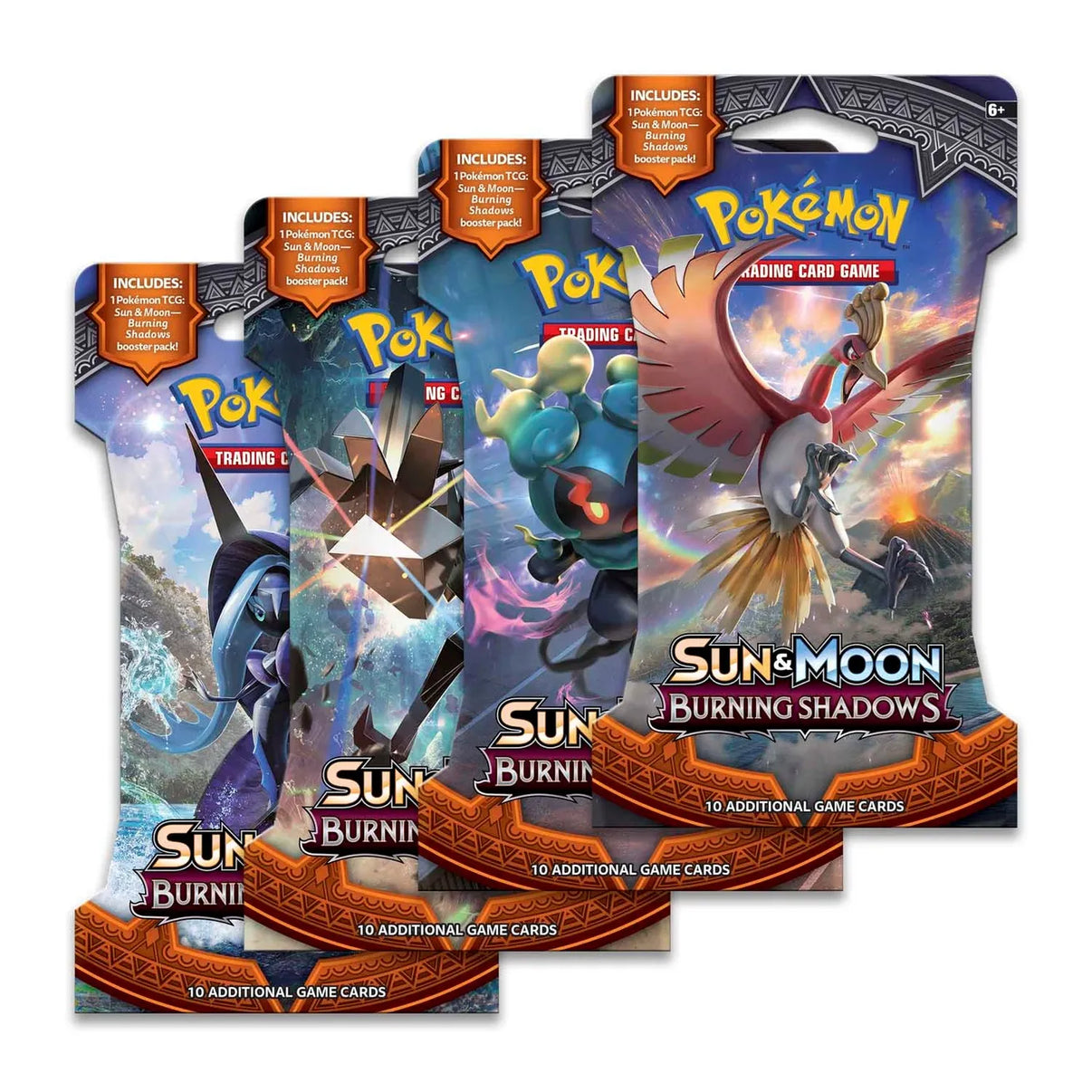 Pokemon Sun and Moon Burning Shadows Sleeved Booster Pack Styles Vary