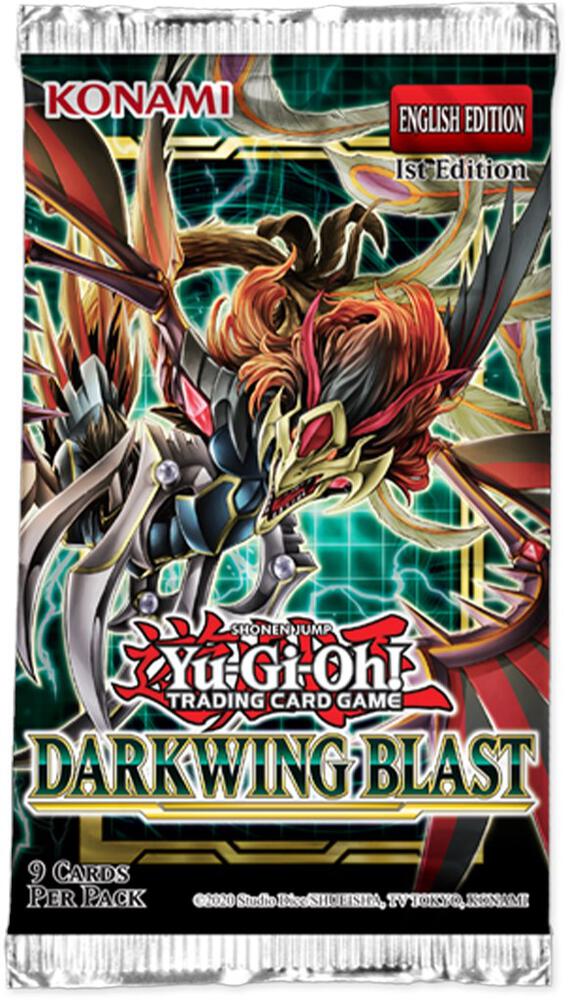 Konami - Yu-Gi-Oh! - Darkwing Blast - 1st Edition - Booster Pack