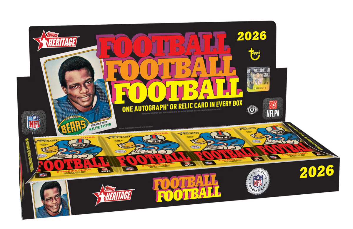 2026 Topps Heritage NFL Football Hobby Box
