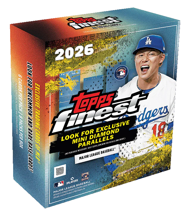 2026 Topps Finest MLB Baseball Mega Box