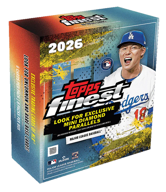 2026 Topps Finest MLB Baseball Mega Box