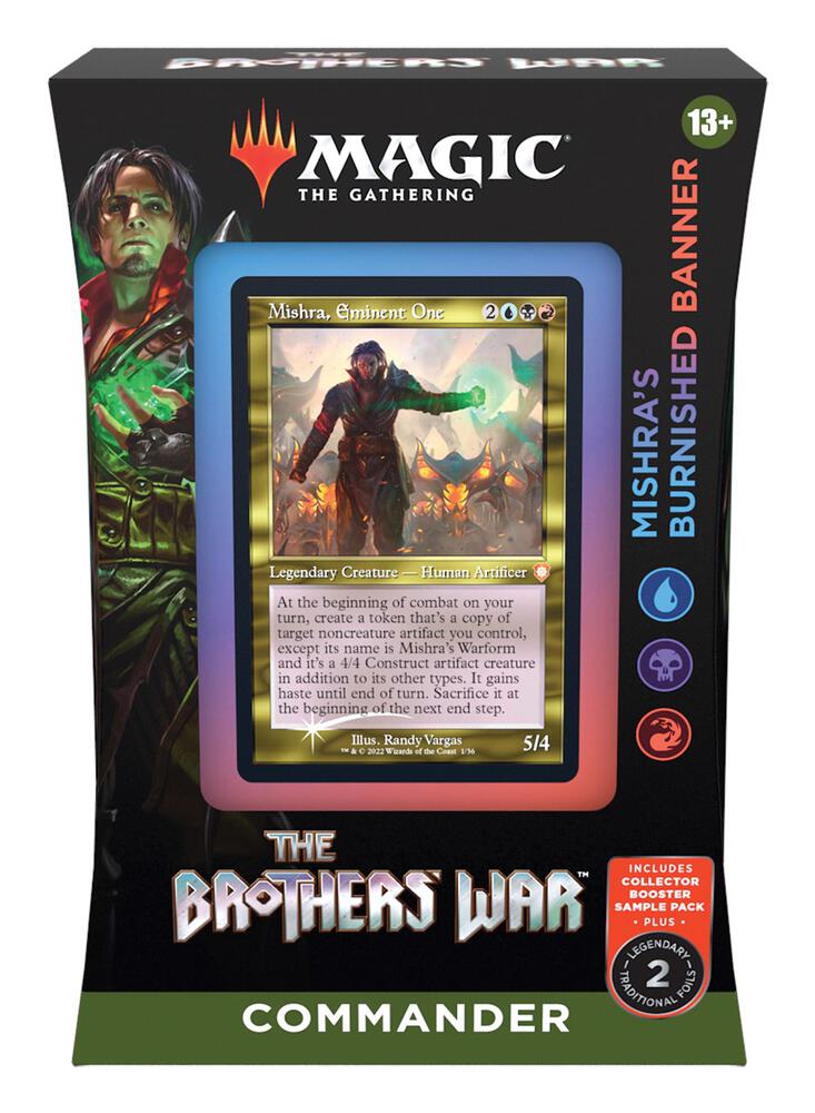 Magic The Gathering - MTG - The Brothers War - Commander Deck - Mishra’s Burnished Banner