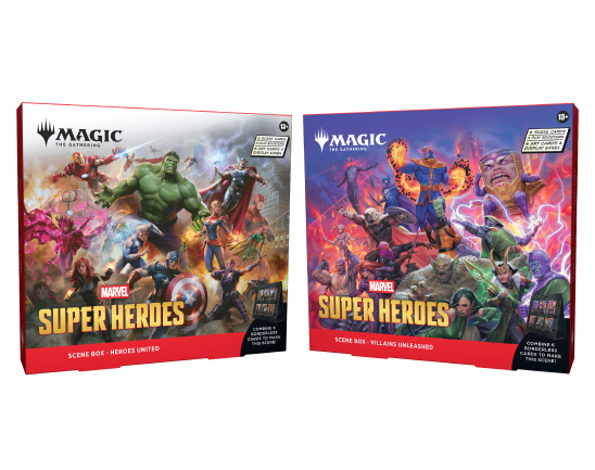 Magic The Gathering - MTG - Marvel Super Heroes - Scene Box - Styles Vary
