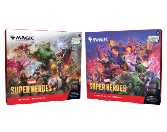 Magic The Gathering - MTG - Marvel Super Heroes - Scene Box - Styles Vary