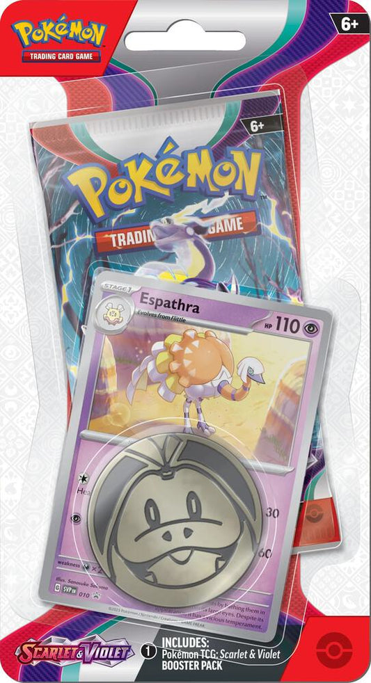 Pokemon - Scarlet and Violet - Base Set - Espathra - Checklane - Blister Pack