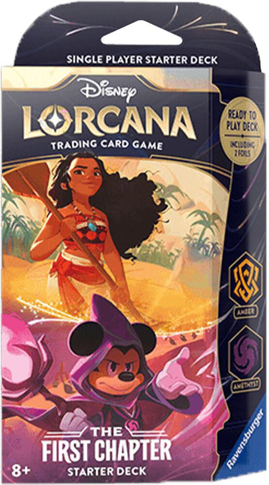 Disney- Lorcana - The First Chapter - Starter Deck - Amber/Amethyst