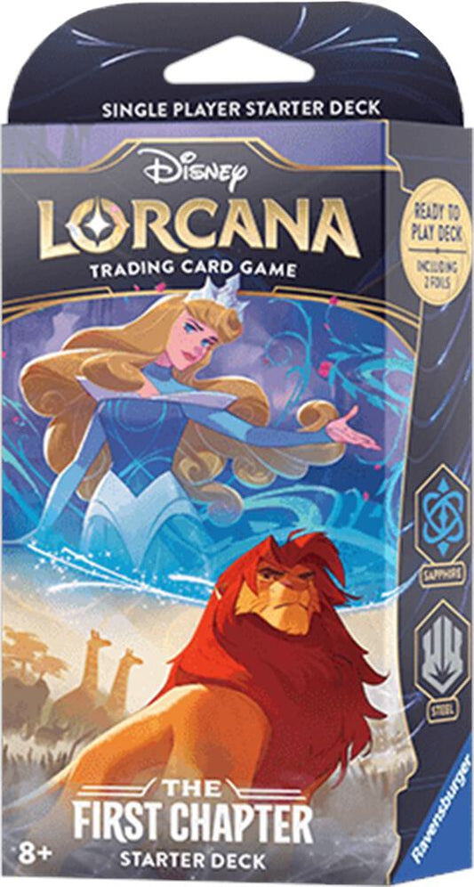 Disney- Lorcana - The First Chapter - Starter Deck - Sapphire/Steel