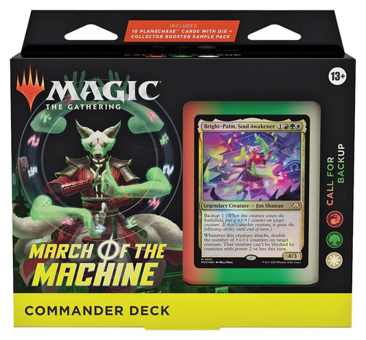 Magic The Gathering - MTG - March Of The Machine - Commander Deck - Call For Backup