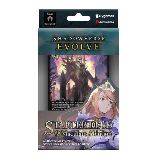 Bushiroad - Shadowverse Evolve - Starter Deck - SD06 - Maculate Ablution