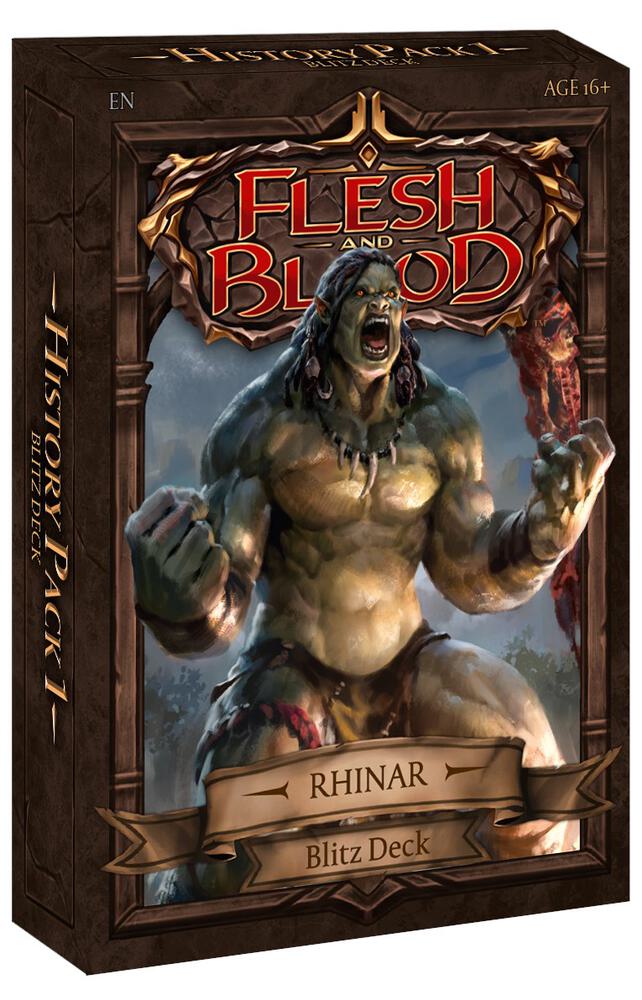 Flesh and Blood - History Pack 1 - Blitz Deck - Rhinar