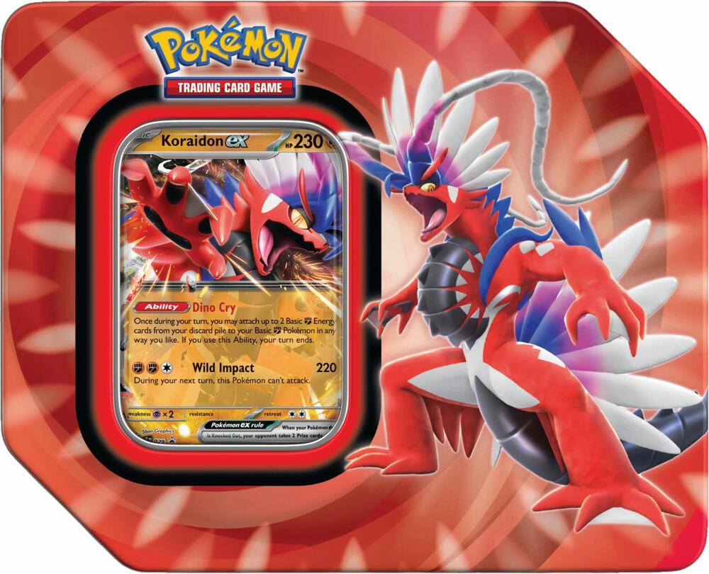 Pokemon - Scarlet and Violet - Paldea Legends Tin - Koraidon ex