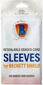 Beckett Shield Resealable Graded Card Sleeves 100ct