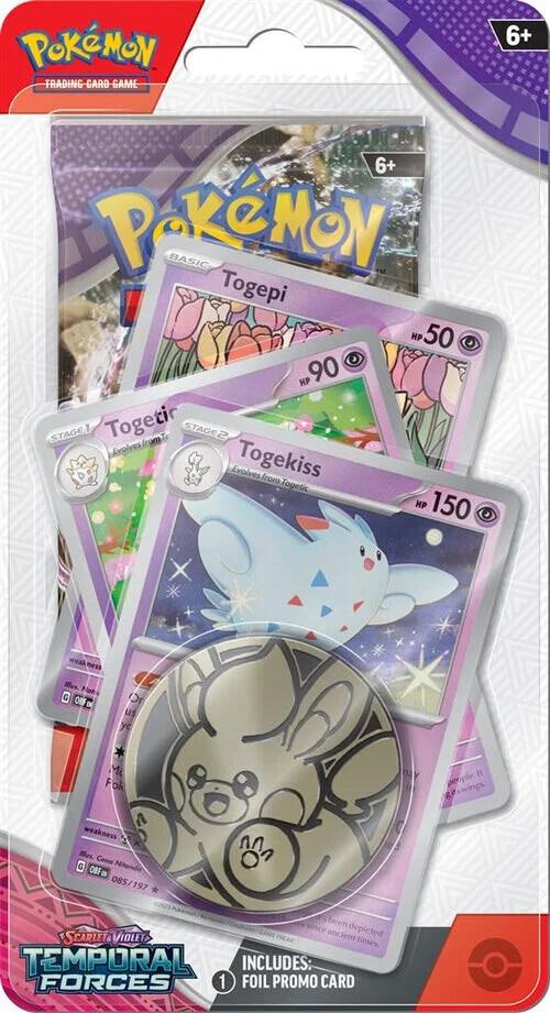 Pokemon - Scarlet And Violet - Temporal Forces - Premium Checklane Blister - Togekiss