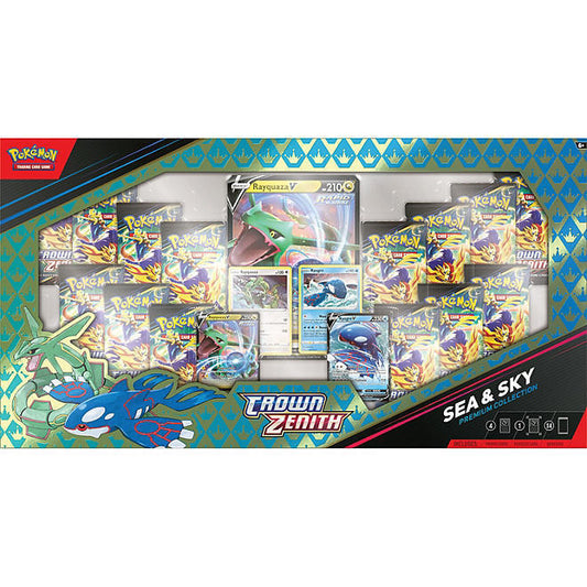 Pokemon - Scarlet and Violet - Crown Zenith - Sea and Sky Premium Collection Box - Sams Club Exclusive