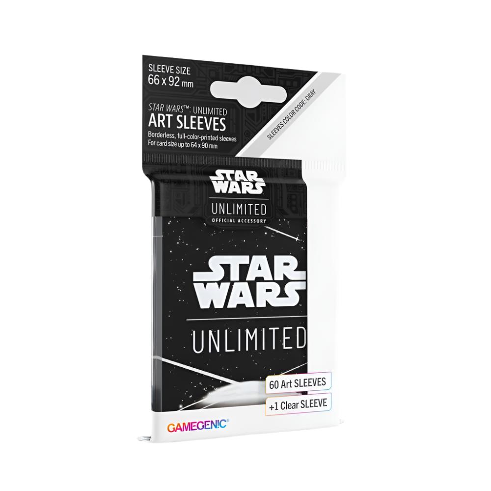 GameGenic - Star Wars Unlimited - Art Sleeves - 60 + 1 -  Card Back White