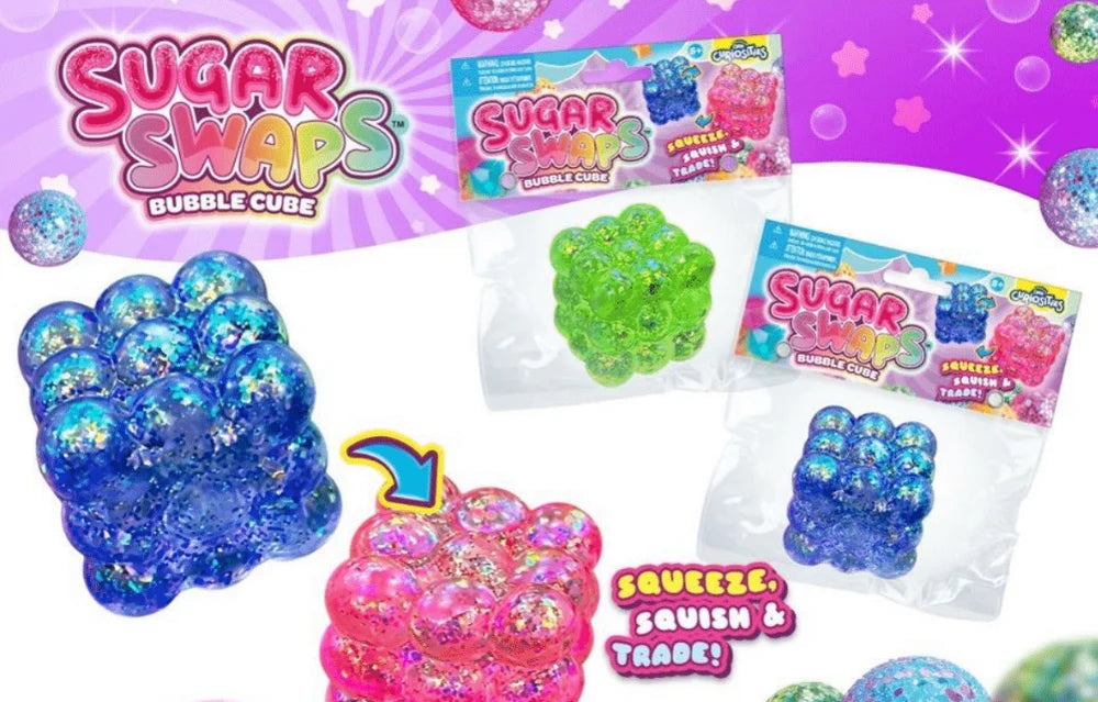 Orb Curiosities Sugar Swaps Bubble Cube Squishy
